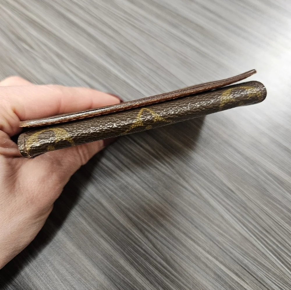 Louis Vuitton Brown Monogram Canvas Compact Wallet